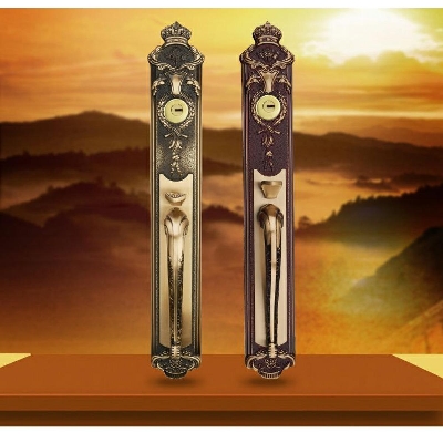 Picture of High Secure Brass Main Door Lock.