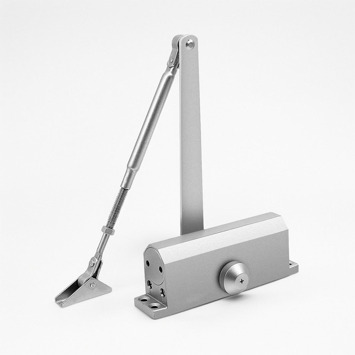 Picture of Automatic Door Closer Hydraulically Operated High Performance Home Commercial Office Hinge Easy Install Slow Closing - door bottom sealing strip