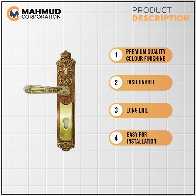 Picture of High Security System Main Door Brass Handle Lock