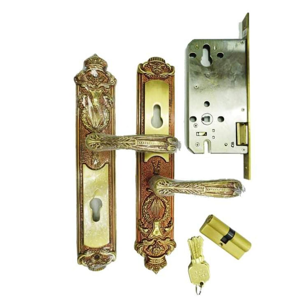 Picture of High Security System Main Door Brass Handle Lock