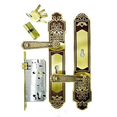 Picture of High Security System Main Door Brass Handle Lock