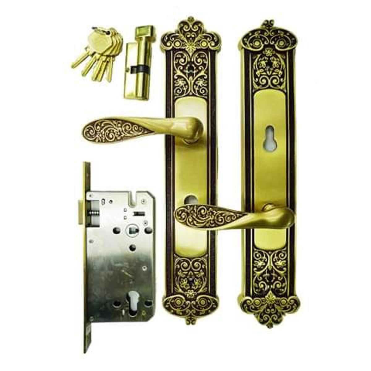 Picture of High Security System Main Door Brass Handle Lock