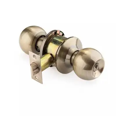 Picture of Stainless Steel MORTISE/ROUND DOOR LOCK(AB),with replacement warranty-IRANZO SPAIN