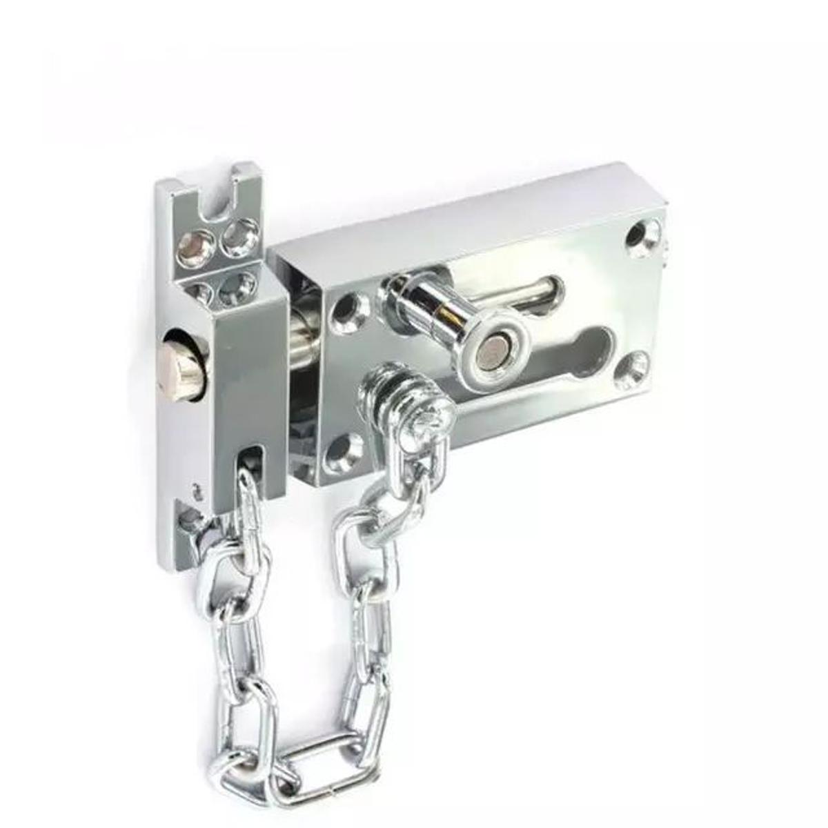 Picture of Stainless Steel Security System Heavy Door Chain,with tower-bolt system