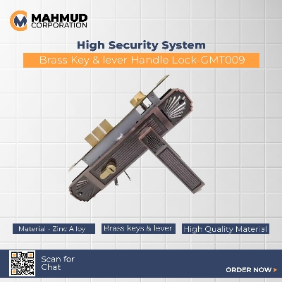 Picture of High Security system Brass Key&lever Handle Lock-GMT009