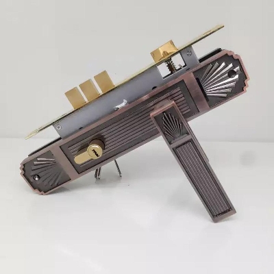 Picture of High Security system Brass Key&lever Handle Lock-GMT009