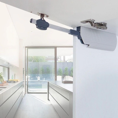 Picture of Damping buffer support Hydraulic-Rod-Hinge Kitchen Cabinet Door Lift Support Hydraulic hinge Damping spring support Buffer furniture Hardware-MHN