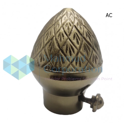 Picture of 1pair=2ps Brass Curtain's Stainless Steel Pipe's Head