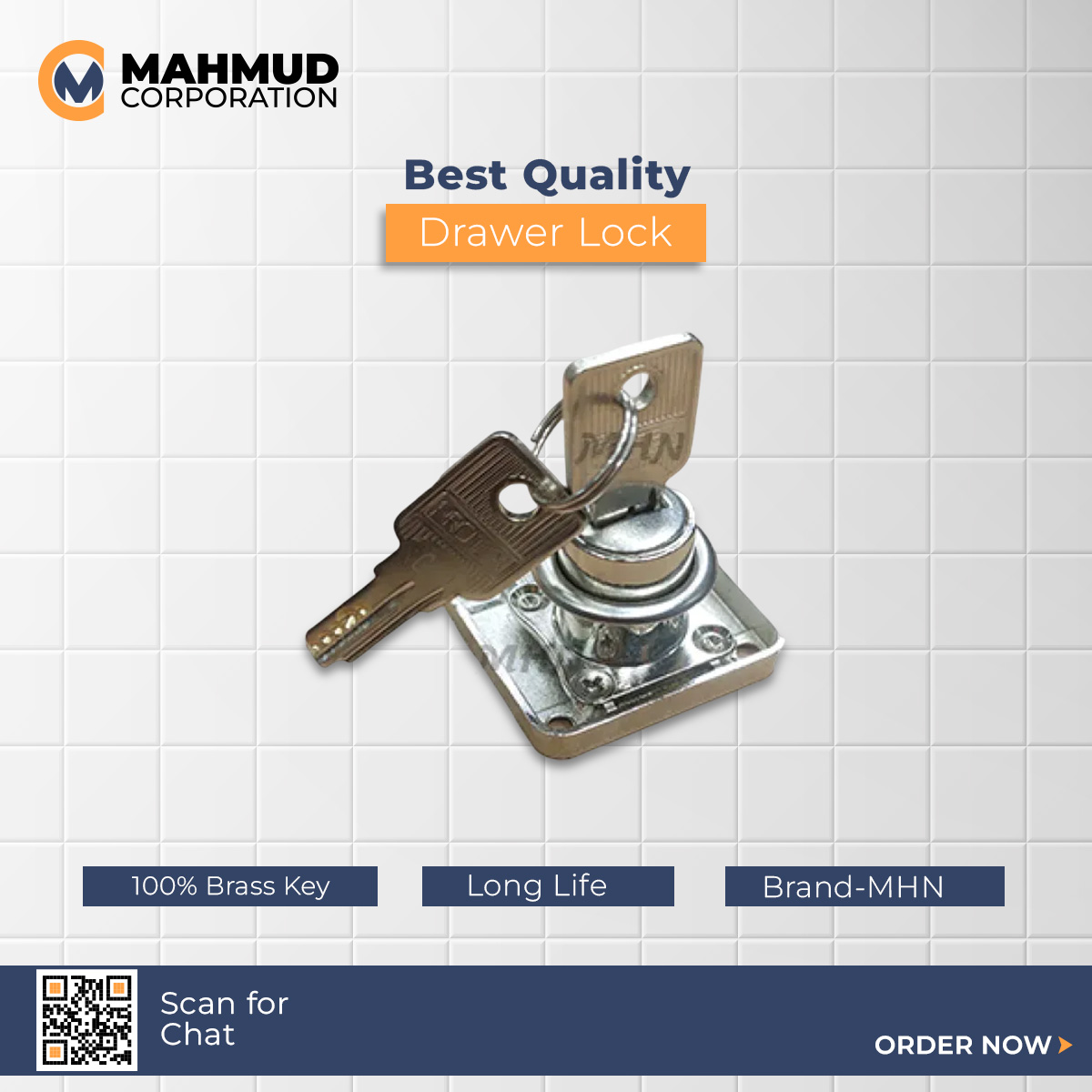 Picture of Best Quality Drawer Lock-MHN