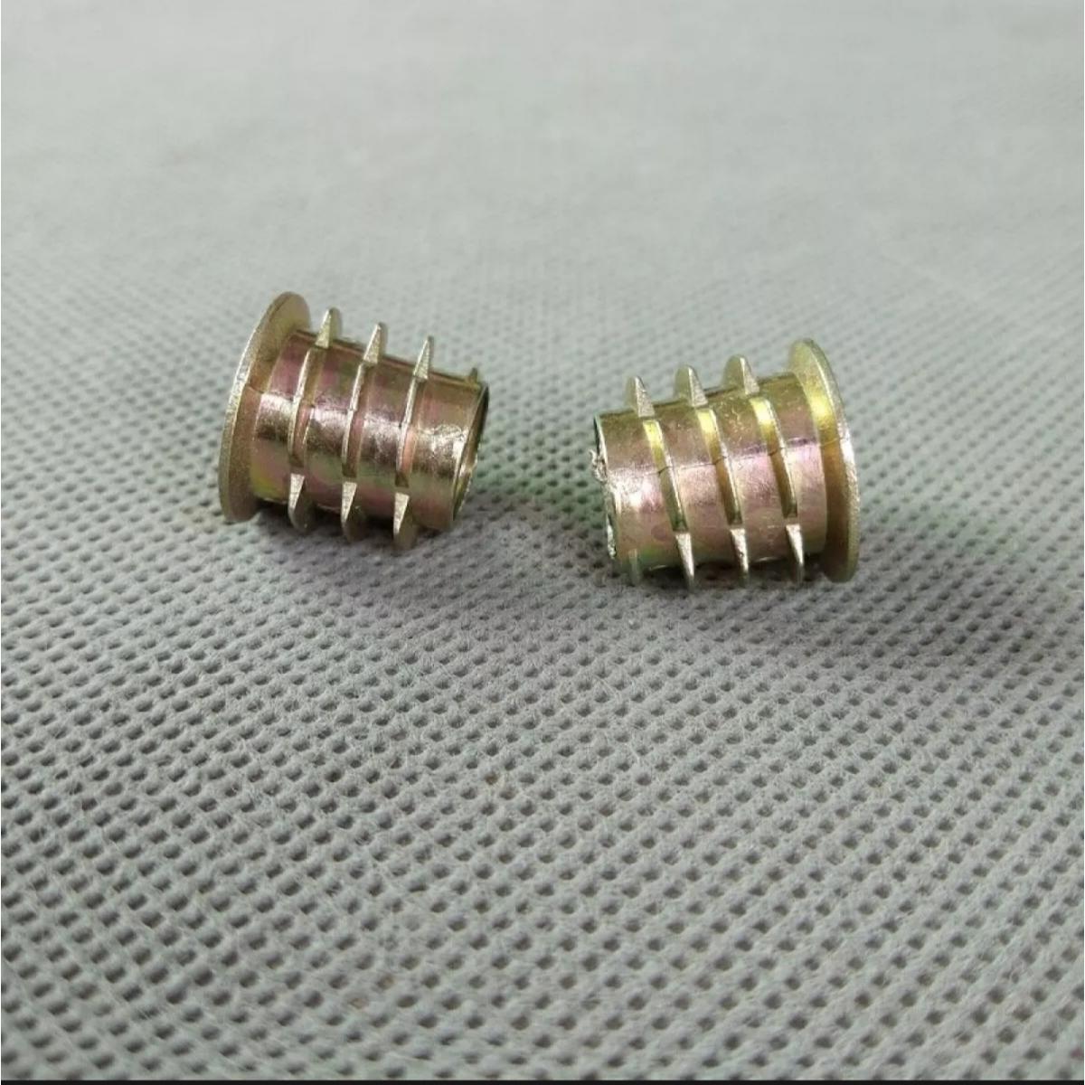 Picture of 50PS 8mm Hex Socket Insert Nut Threaded Outside Teeth Embedded Hex Nut For Wood Furniture-MHN