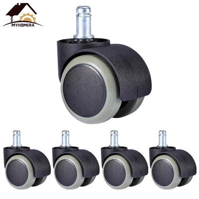Picture of 1pcs Abrasion resistant silent wheel rubber wheels forcomputer chair pulley Rotary office chair accessories furniture castersAbrasion resistant silent wheel rubber wheels forcomputer chair pulley Rotary office chair accessories furniture casters -MHN