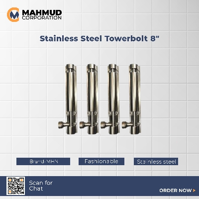 Picture of 8" Stainless Steel Towerbolt-MHN