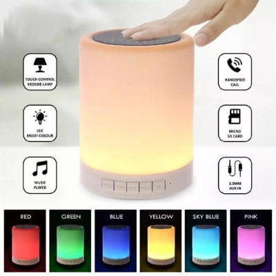 Picture of LED Touch Control Lamp with Bluetooth Speaker multicolor (Rechargeable)