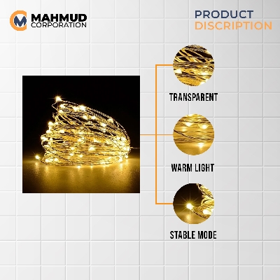 Picture of Battery Operated Decorative party String fairy lights for decoration 50 pcs bulb-MHN Buy 1 Get 1 Free - room decoration light