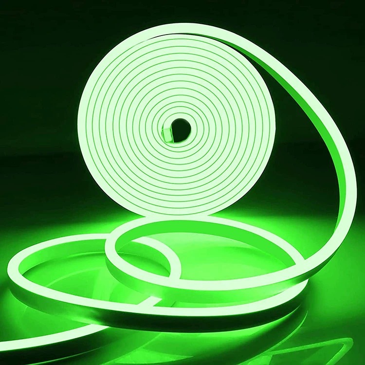 Picture of 5M LED Flexible Silicone Neon Light Strip Set 5050 Low Voltage 12V 6*12 Shape Embedded Linear Flexible Light Strip Buy 1 Get 1 Free