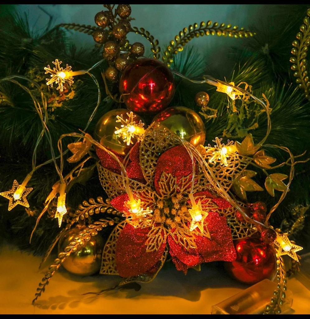 Picture of Reusable Christmas Atmosphere Decorative Light String Family Holiday Party Background Decoration Props LED - 10 Feet