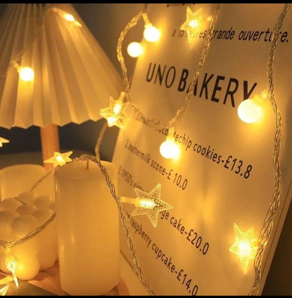 Picture of Reusable Christmas Atmosphere Decorative Light String Family Holiday Party Background Decoration Props LED - 10 Feet