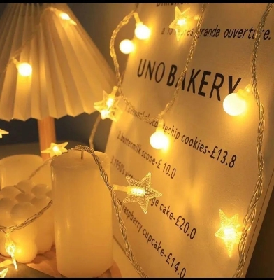 Picture of Reusable Christmas Atmosphere Decorative Light String Family Holiday Party Background Decoration Props LED - 10 Feet