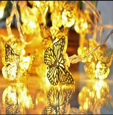 Picture of 20LED Fancy Butterfly Fairy String Lights for Decoration Outdoor Indoor Decorative Lighting for Garden