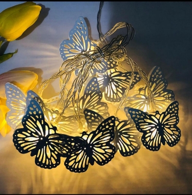 Picture of 20LED Fancy Butterfly Fairy String Lights for Decoration Outdoor Indoor Decorative Lighting for Garden