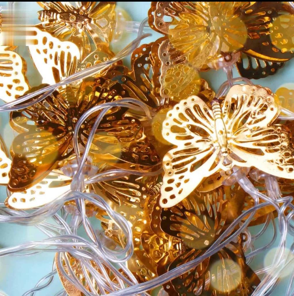 Picture of 20LED Fancy Butterfly Fairy String Lights for Decoration Outdoor Indoor Decorative Lighting for Garden