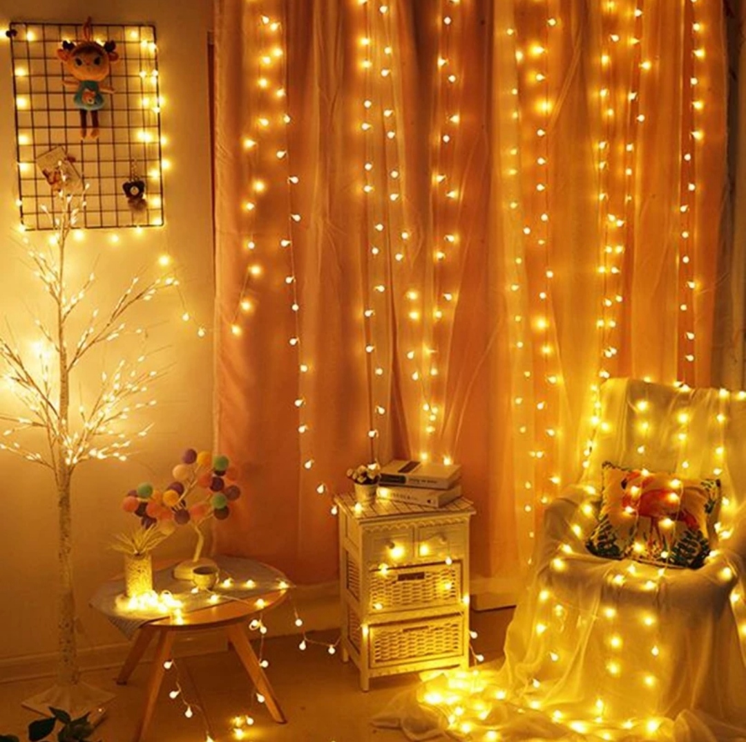 Picture of Fairy Decorative Light 100 Led- Golden, Weeding Festival Party 33 Feets water proof Led Light.