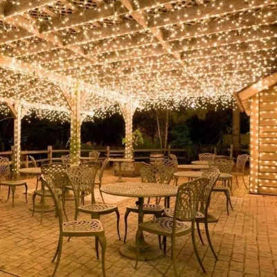 Picture of Fairy Decorative Light 100 Led- Golden, Weeding Festival Party 33 Feets water proof Led Light.