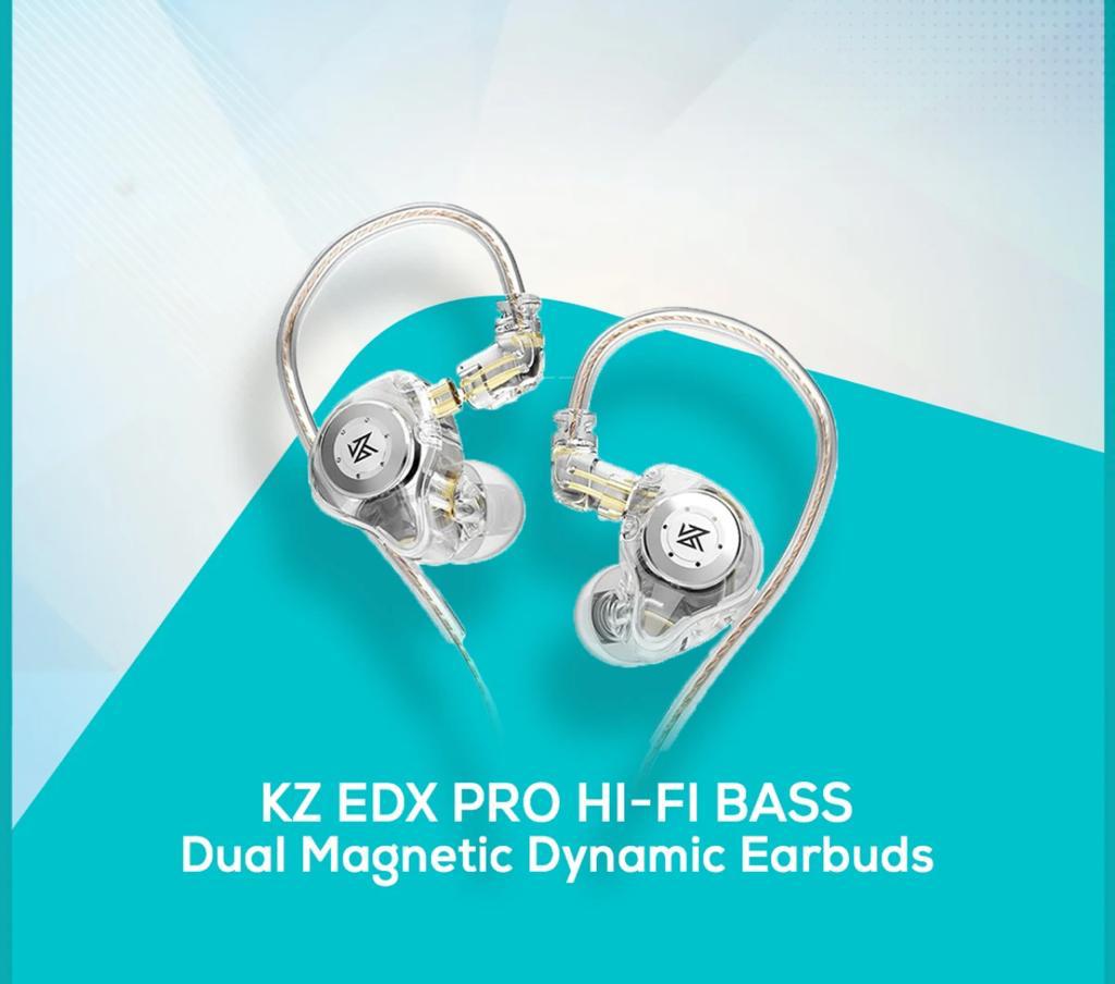 Picture of KZ EDX Pro Hi-Fi bass Dual Magnetic Dynamic Earbuds with Mic