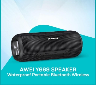 Picture of Awei Y669 Outdoor TWS Waterproof Portable Bluetooth Wireless IPX7 Dual Speaker