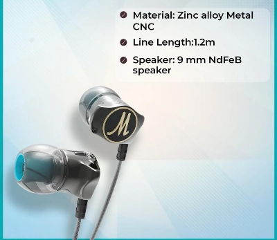 Picture of QKZ DM7 Zinc Alloy In Ear HiFi Earphone Stereo Bass Headset