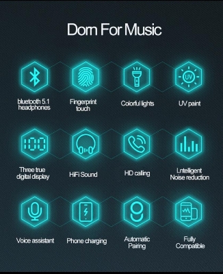 Picture of M10 TWS Earbuds 2500mAh Charging Box Bluetooth-compatible Stereo Waterproof