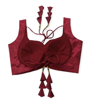 Picture of Maroon Color Sleeveless Blouse For Women