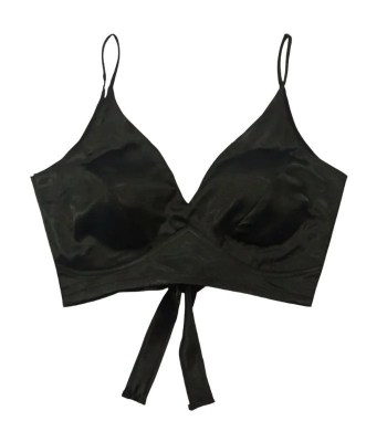 Picture of Black Color Latest Sleeveless Blouse For Women