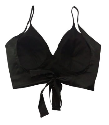 Picture of Black Color Latest Sleeveless Blouse For Women