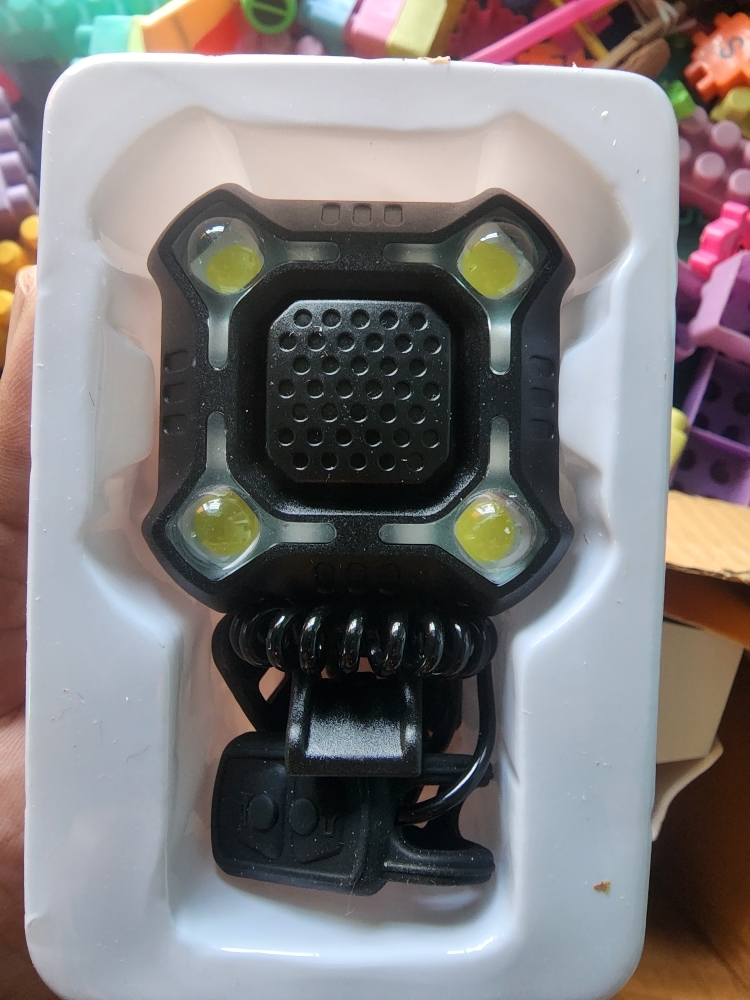 Picture of Rechargeable High Quality Light With Horn USB charging MTB Bicycle Road Bike Front Handlebar Electronic Dipper Horn