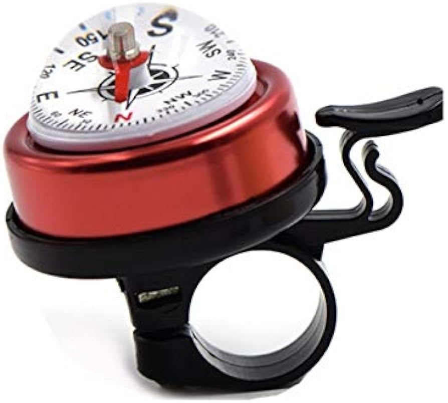 Picture of Aluminum Alloy Plastic Bicycle Bell + compass Cycling Ringing Bell For Kids Available in random Colors