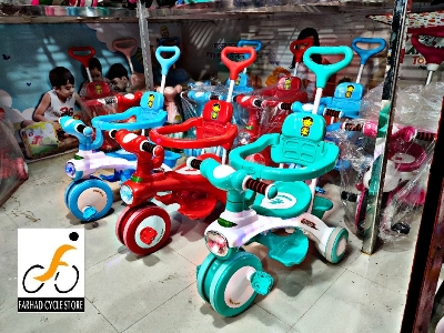 Picture of China Tricycle Complete 9M - Pink/Blue/Red/Purple Tricycle For Baby Kids Music & light