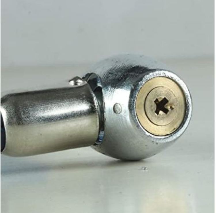 Picture of Bicycle Lock Heavy Duty Multipurpose Cable Lock for Bike, Luggage, Helmet, Steel Keylock, Anti-Theft (Multicolor)