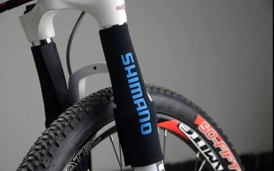 Picture of Shimano Bicycle Fork Cover (2 Piece) - Black