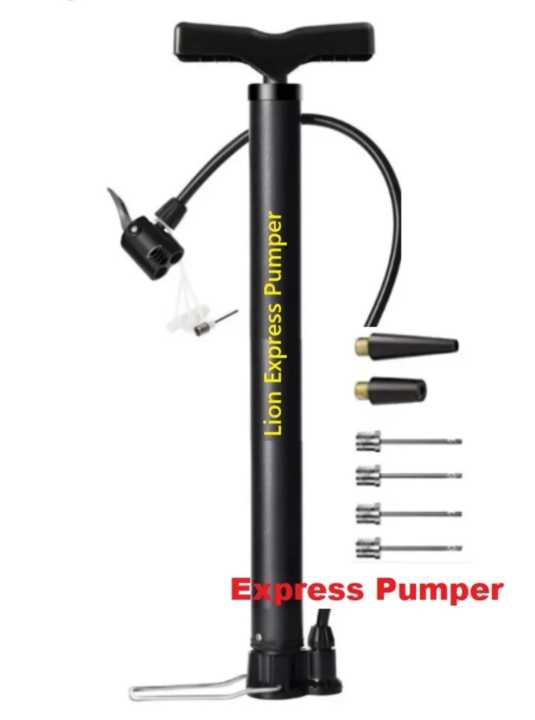 Picture of EXPRESS heavy duty Bicycle pumper cycle pumper and Ball pumper ( Big size )heavy duty Pumper Portable Bicyle Pump Hand Pump Tire Bike Motorcycle High Pressure Hand AIR Pam