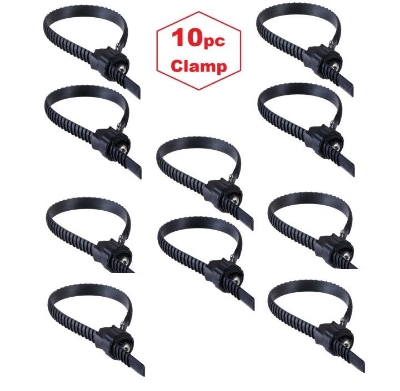 Picture of Depar Horn Strap Clamp 2pc _ Clamp For Bicycle Horns Dipper light Zip Tie / Holder/ Dipper Light Badhar Belt সাইকেল হর্নের জন্য ক্ল্যাম্প