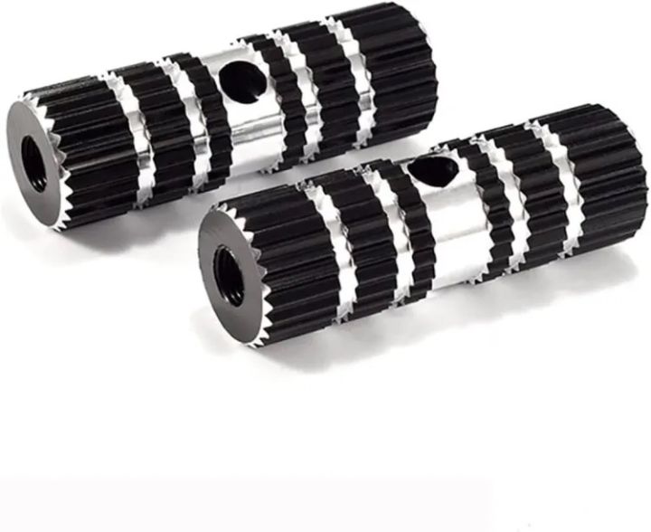 Picture of 1 Pair Bike Pedals Axle Foot Rest Pegs Anti-Slip Aluminum Alloy BMX Mountain Road Cycling Bicycle Front Rear