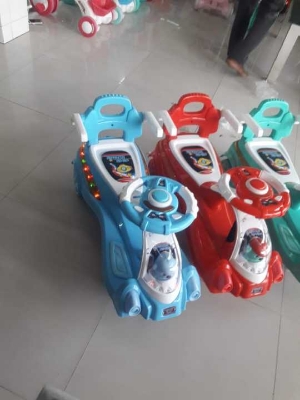 Picture of Baybee Kids Swing Car Cruiser Pedal Go Kart Racing Ride On Toy Car For Baby With Curved Seat Baby Tricycle Kid'S Trike/Bicycle Children Tricycle For Boys & Girls Age 1-5 Years(Red and blue)