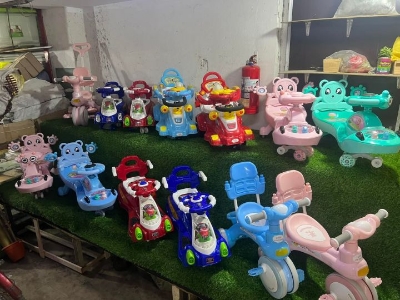 Picture of Baybee Kids Swing Car Cruiser Pedal Go Kart Racing Ride On Toy Car For Baby With Curved Seat Baby Tricycle Kid'S Trike/Bicycle Children Tricycle For Boys & Girls Age 1-5 Years(Red and blue)