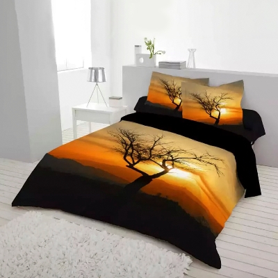 Picture of Pakeza home tex সুতির ফ্যাব্রিক 7.5 ফুট বাই 8.5 ফুট বিভিন্ন রঙের ডাবল সাইজের বিছানার চাদর সাথে দুটি ম্যাচিং বালিশ কভার ফার্মার গোল্ডেন প্লাস-ডাবল একটি বিংানার চাদর এবং দুইটি মাথার বালিসের কভার সেট - bed sheet home tex