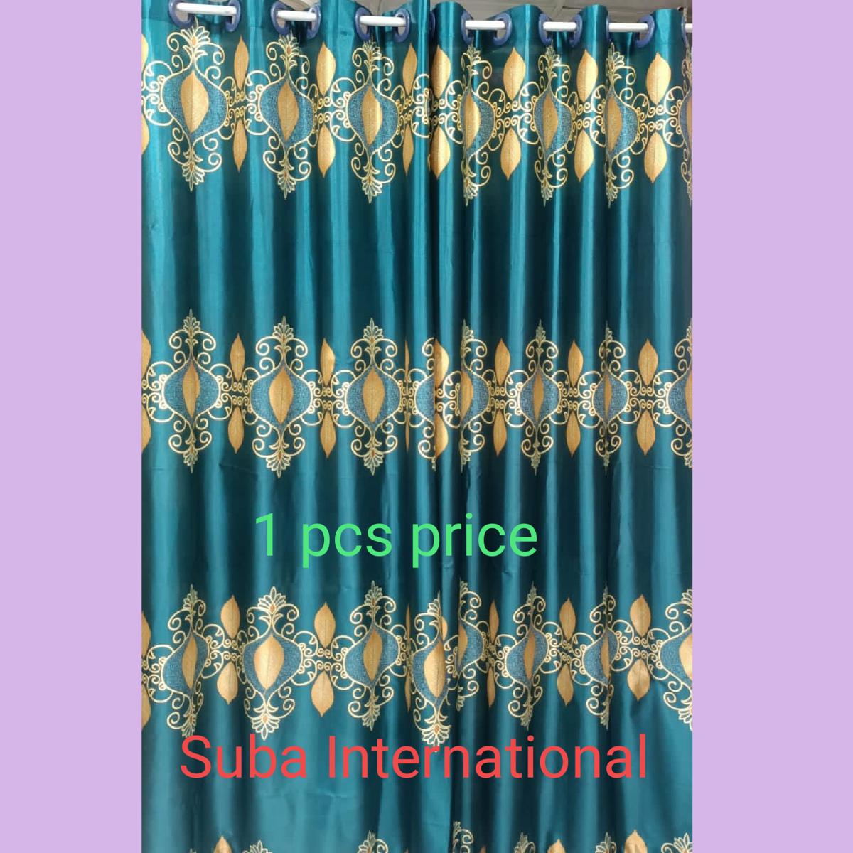 Picture of Synthetic Curtain Porda ( 1 pcs price ) Colour:Chocolate, pink,green,gold.light green,lake blue,etc from Suba Internatnal.io