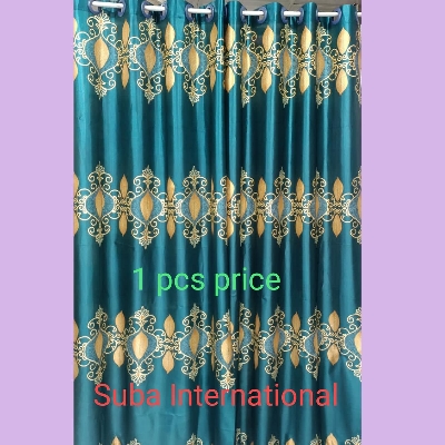Picture of Synthetic Curtain Porda ( 1 pcs price ) Colour:Chocolate, pink,green,gold.light green,lake blue,etc from Suba Internatnal.io