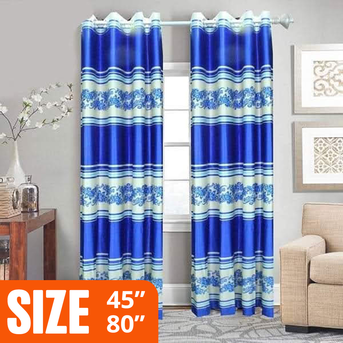 Picture of Synthetic Curtain Porda Colour from Golden Plus | Elevate Your Space with Vibrant and Elegant Window Dressing