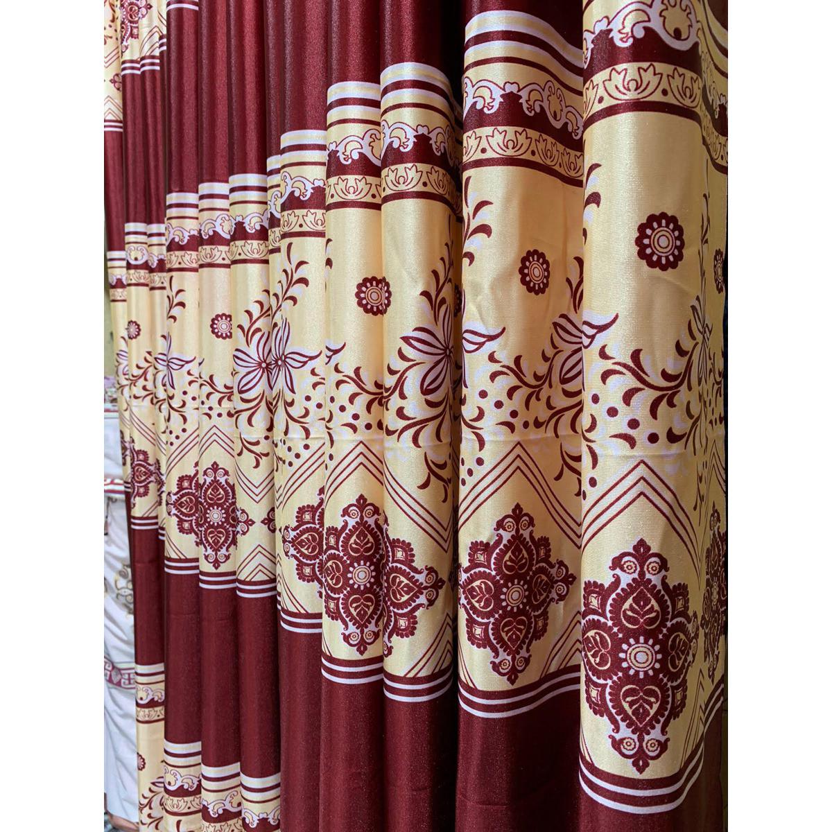Picture of Synthetic Curtain - Blue Parda, Porda, windows porda, door porda, ( 2 pcs curtains) From Suba International