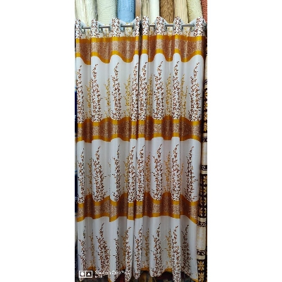 Picture of Synthetic Curtain Porda Colour: white Blue,white glod,  from  Suba International.